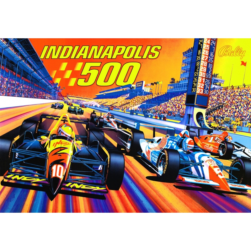 Flipper Ballys Indianapolis 500 Schémas Et Manuels Difficiles À Trouver