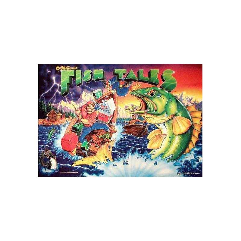 Flipper Fish Tales Williams professionnel – Jeux Montañola
